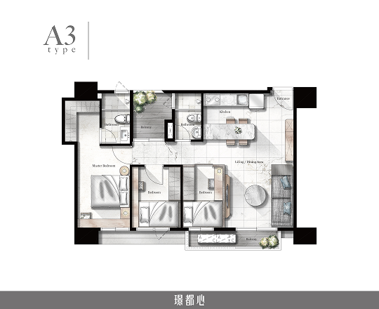 興璟建設平面圖